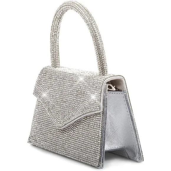 NWT Sparkling Bling Crystal Rhinestones Steve Madden Daisie Pump & Purse… - Picture 8 of 9